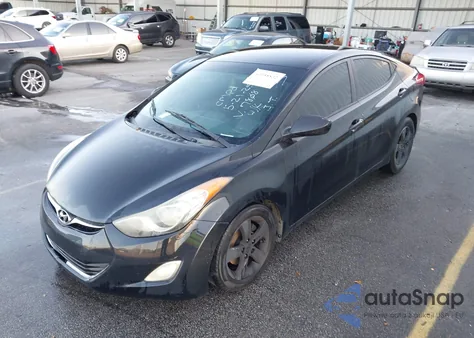 2012 Hyundai Elantra Gls from USA, damaged, VIN 5NPDH4AE4CH078087